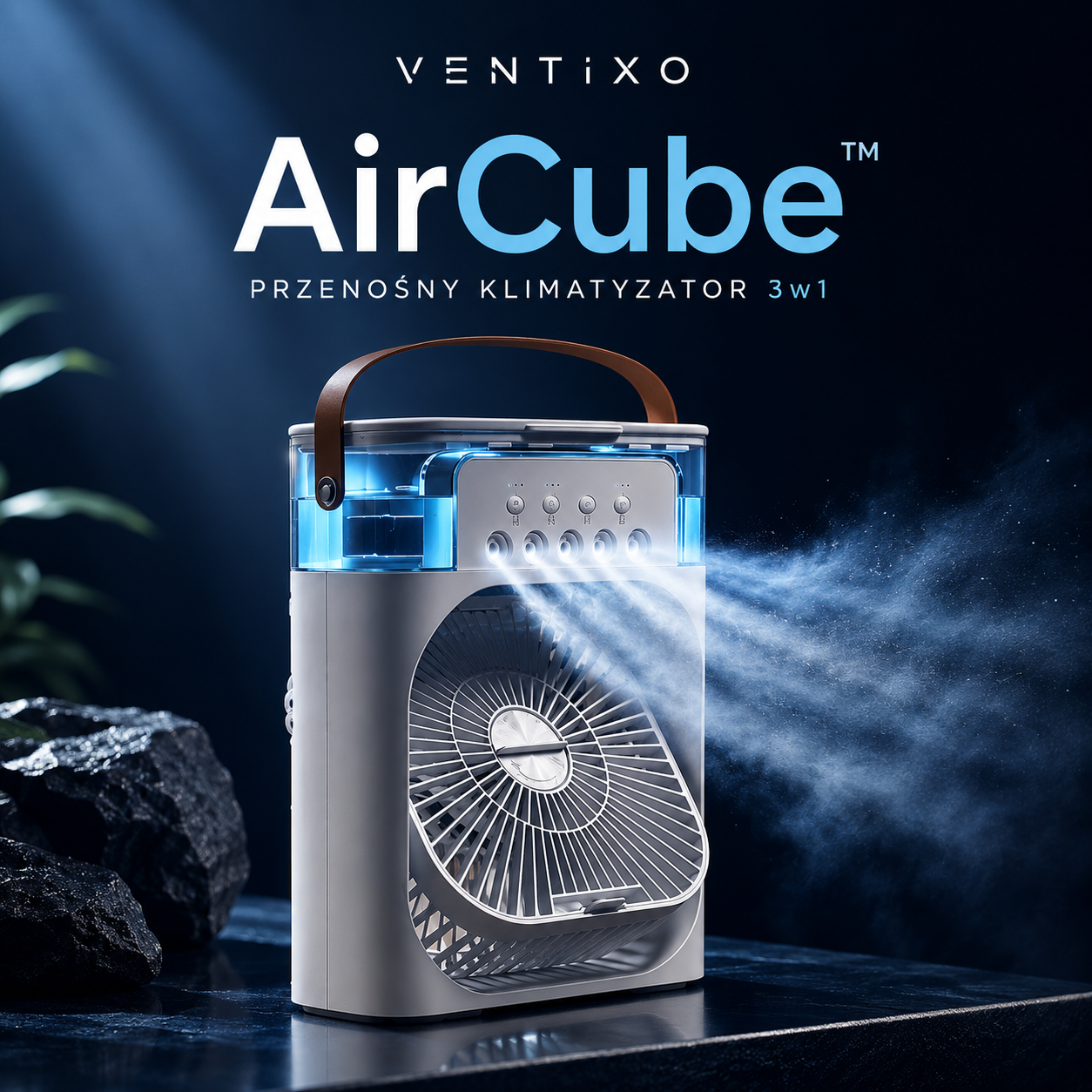 ❄️ Ventixo AirCube™ – Przenośny Klimatyzator 3w1