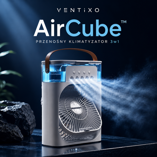 ❄️ Ventixo AirCube™ – Przenośny Klimatyzator 3w1