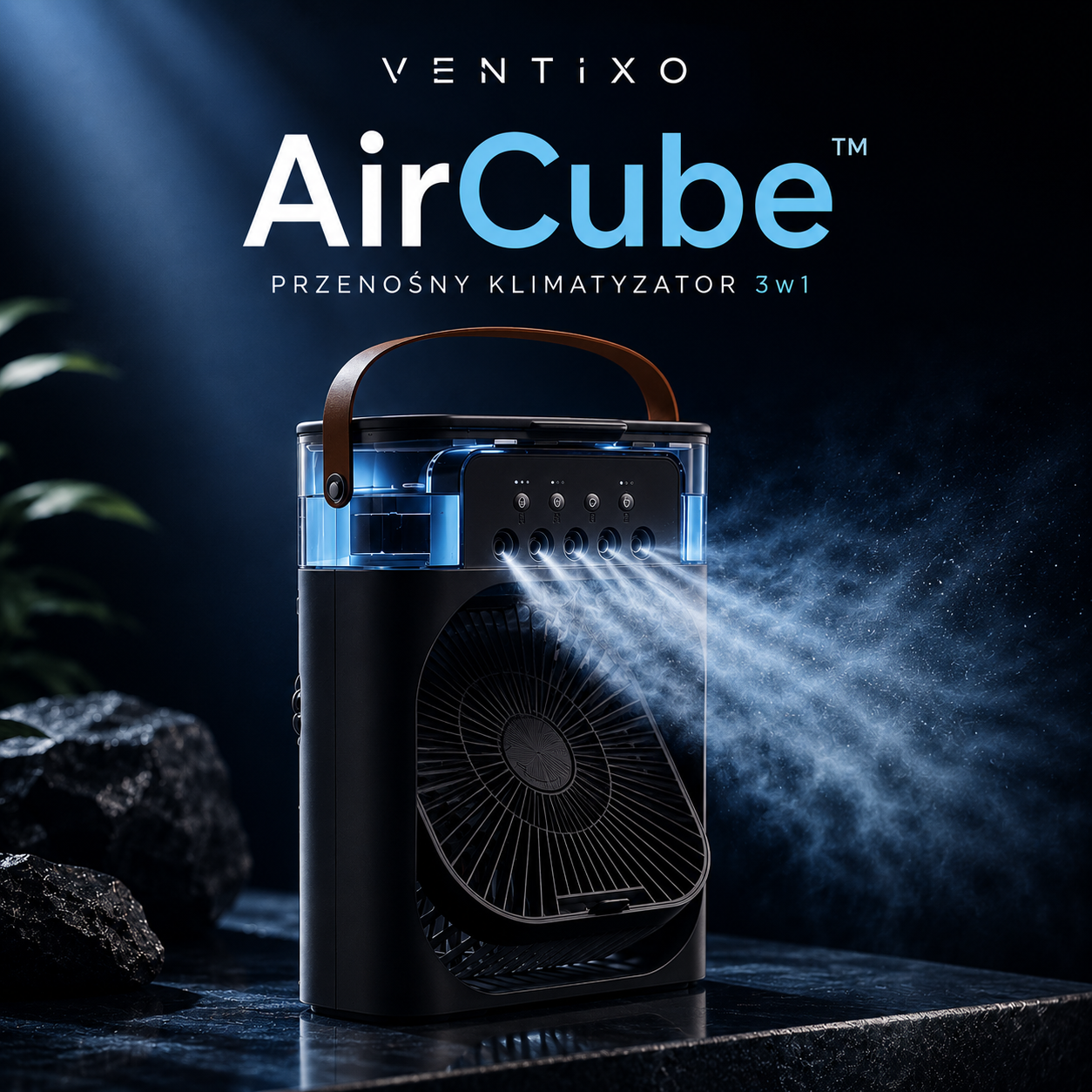 ❄️ Ventixo AirCube™ – Przenośny Klimatyzator 3w1
